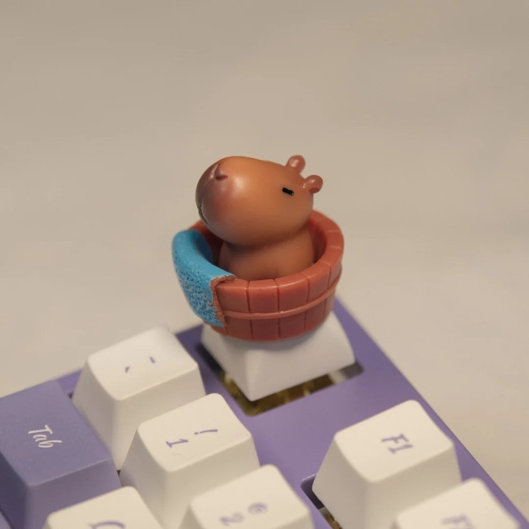 Benkyo Studio // Cute Capybara Keycaps