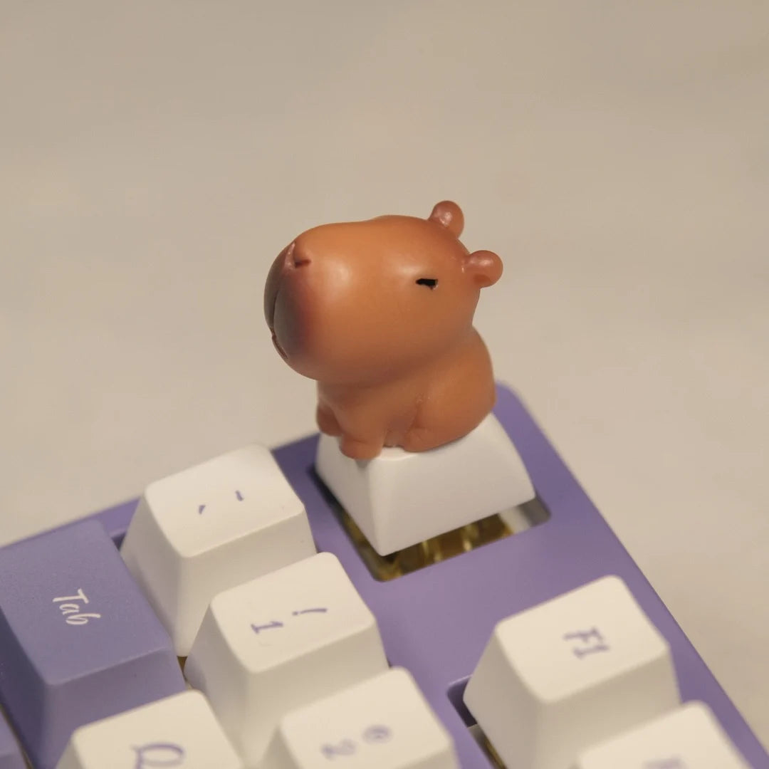 Benkyo Studio // Cute Capybara Keycaps