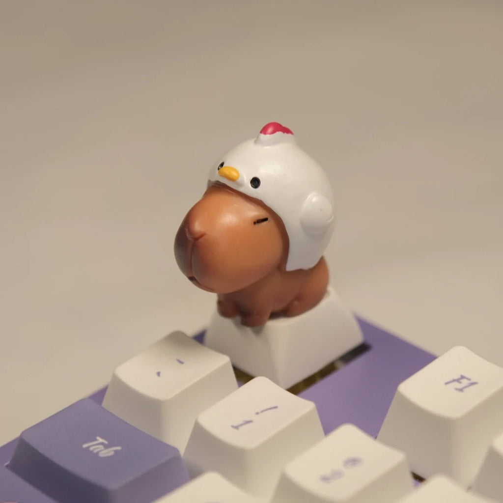 Benkyo Studio // Cute Capybara Keycaps