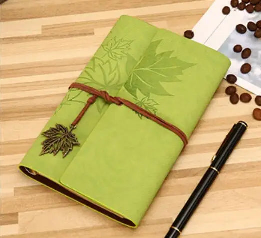 Benkyo Studios // Japanese Maple Leatherbound Notebook