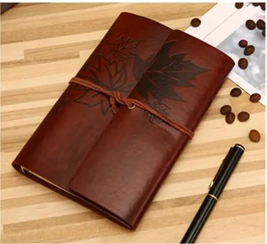 Benkyo Studios // Japanese Maple Leatherbound Notebook