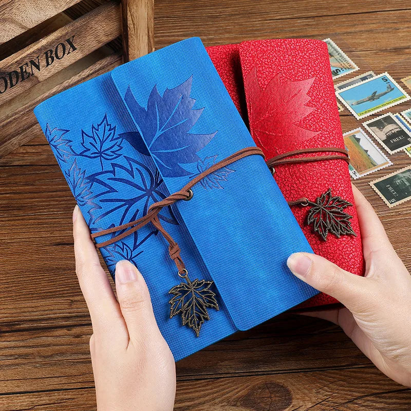 Benkyo Studios // Japanese Maple Leatherbound Notebook