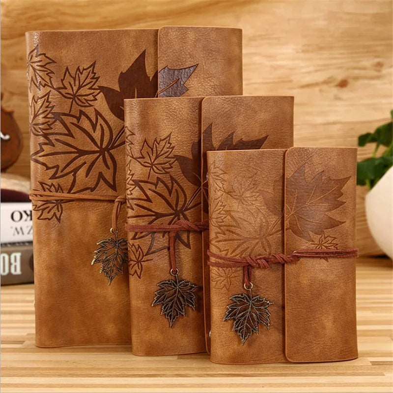 Benkyo Studios // Japanese Maple Leatherbound Notebook
