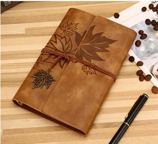 Benkyo Studios // Japanese Maple Leatherbound Notebook