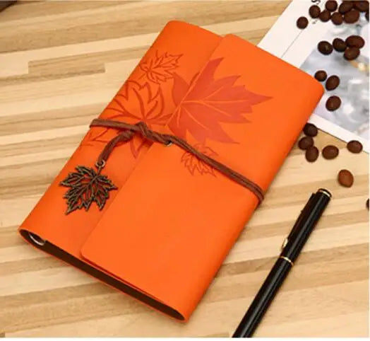 Benkyo Studios // Japanese Maple Leatherbound Notebook