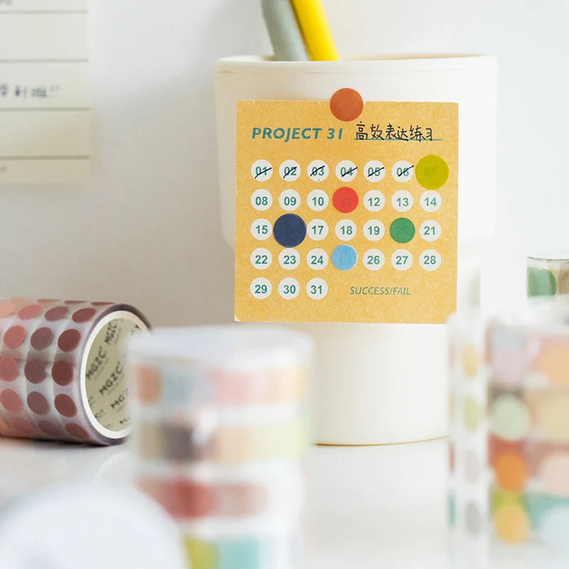 Benkyo Studio // Dot Sticker Palletes