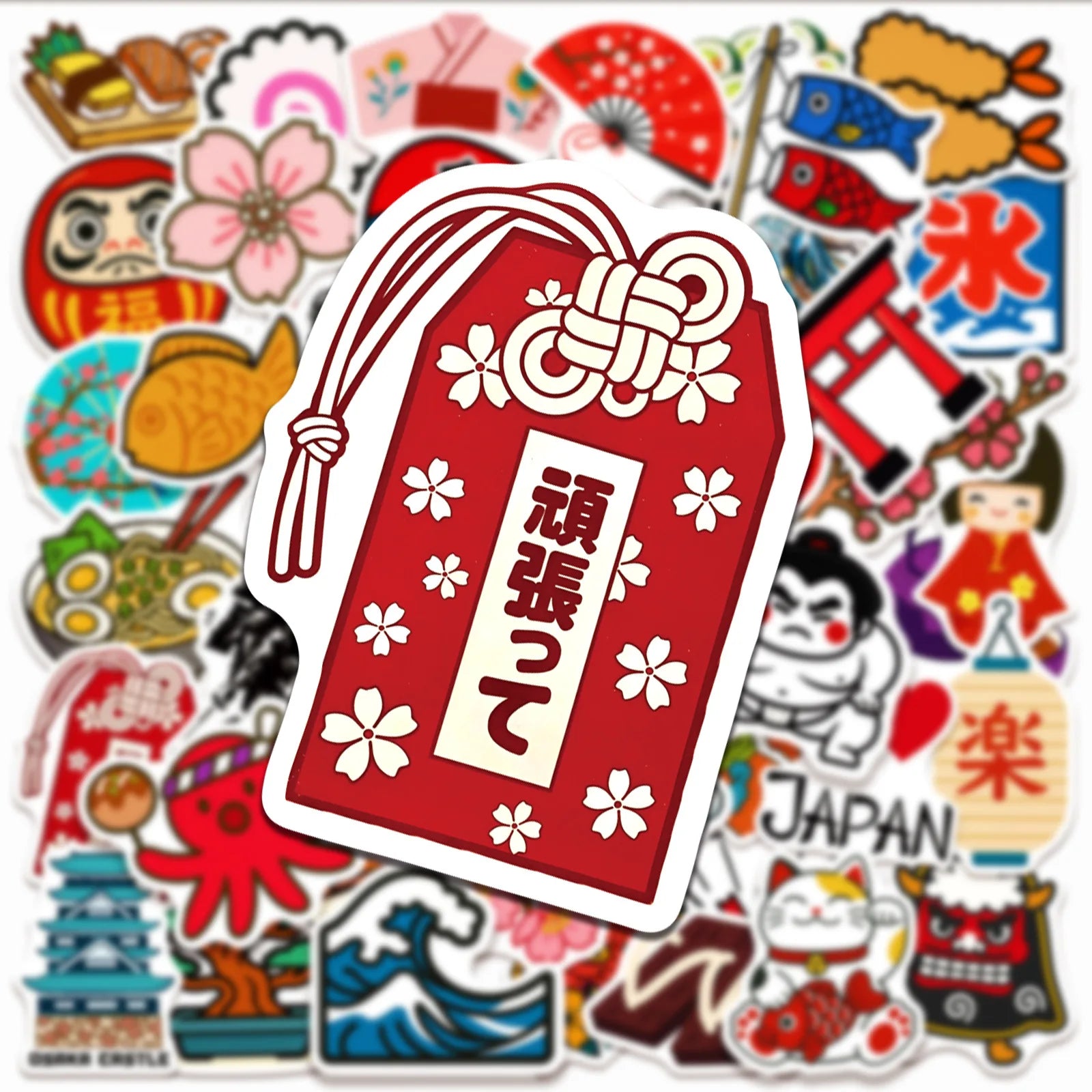 Benkyo Studio // 50-pack Traditional Japanese Stickers