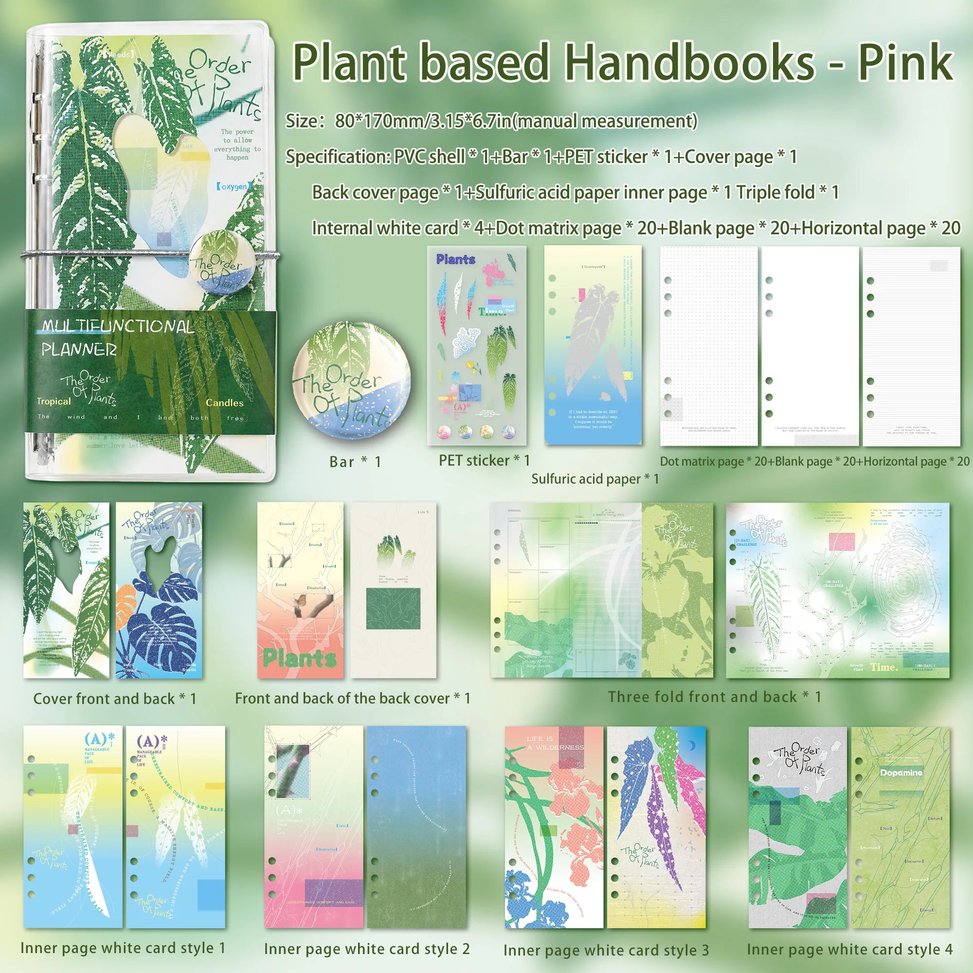 Benkyo Studio // Order of the Plants Notebooks
