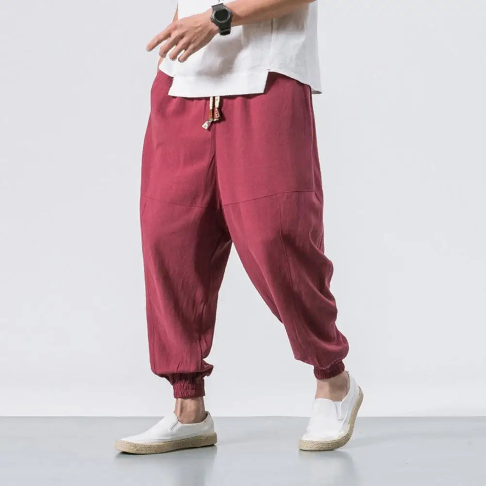 Benkyo Studio // Mens Oversized Japanese Joggers