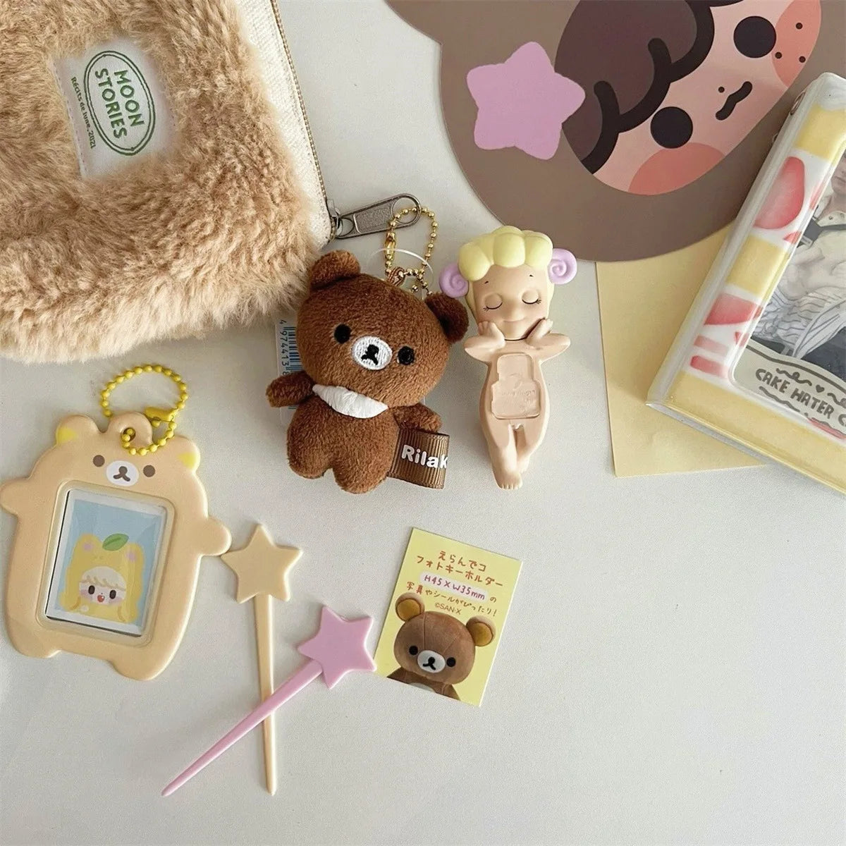Benkyo Studios // Chibi Bear Photoholder/Bag Strap