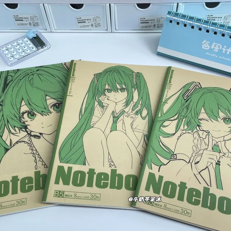 Benkyo Studio // Miku Notebook