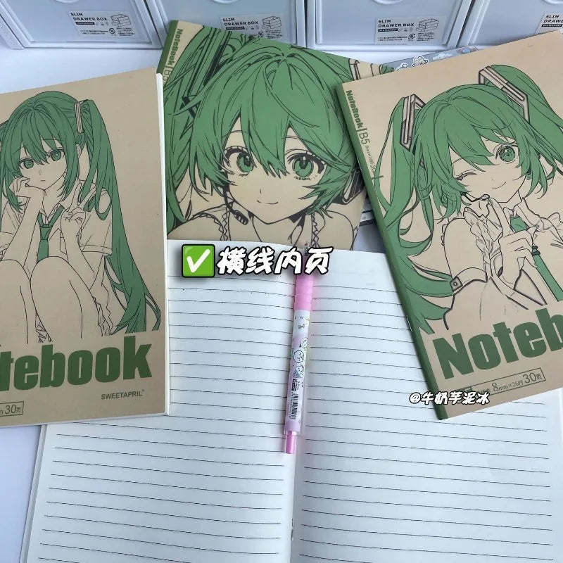 Benkyo Studio // Miku Notebook