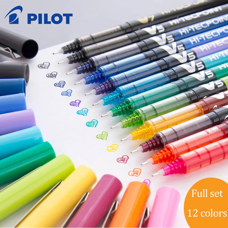 Benkyo Studio // Premium Japanese Pilot BX-V5 Gel Pens
