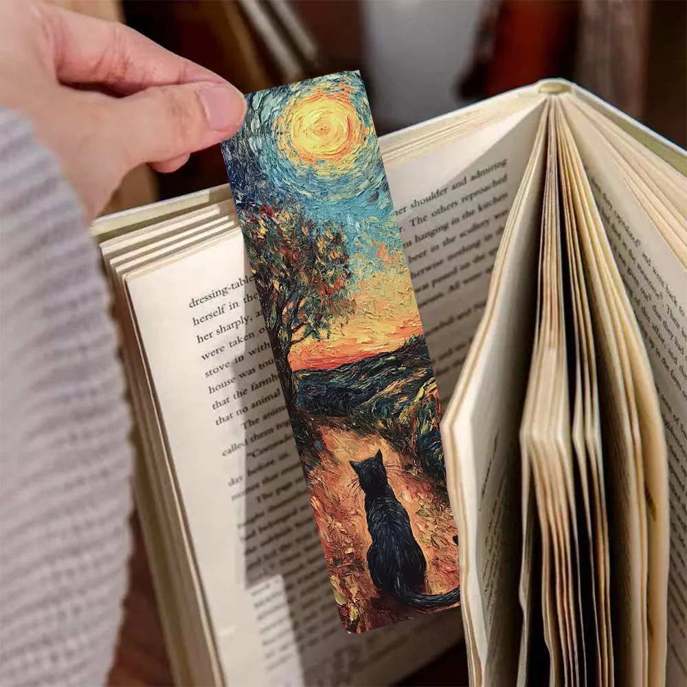 Benkyo Studios // 30-pack Neko Bookmark Oil Painting