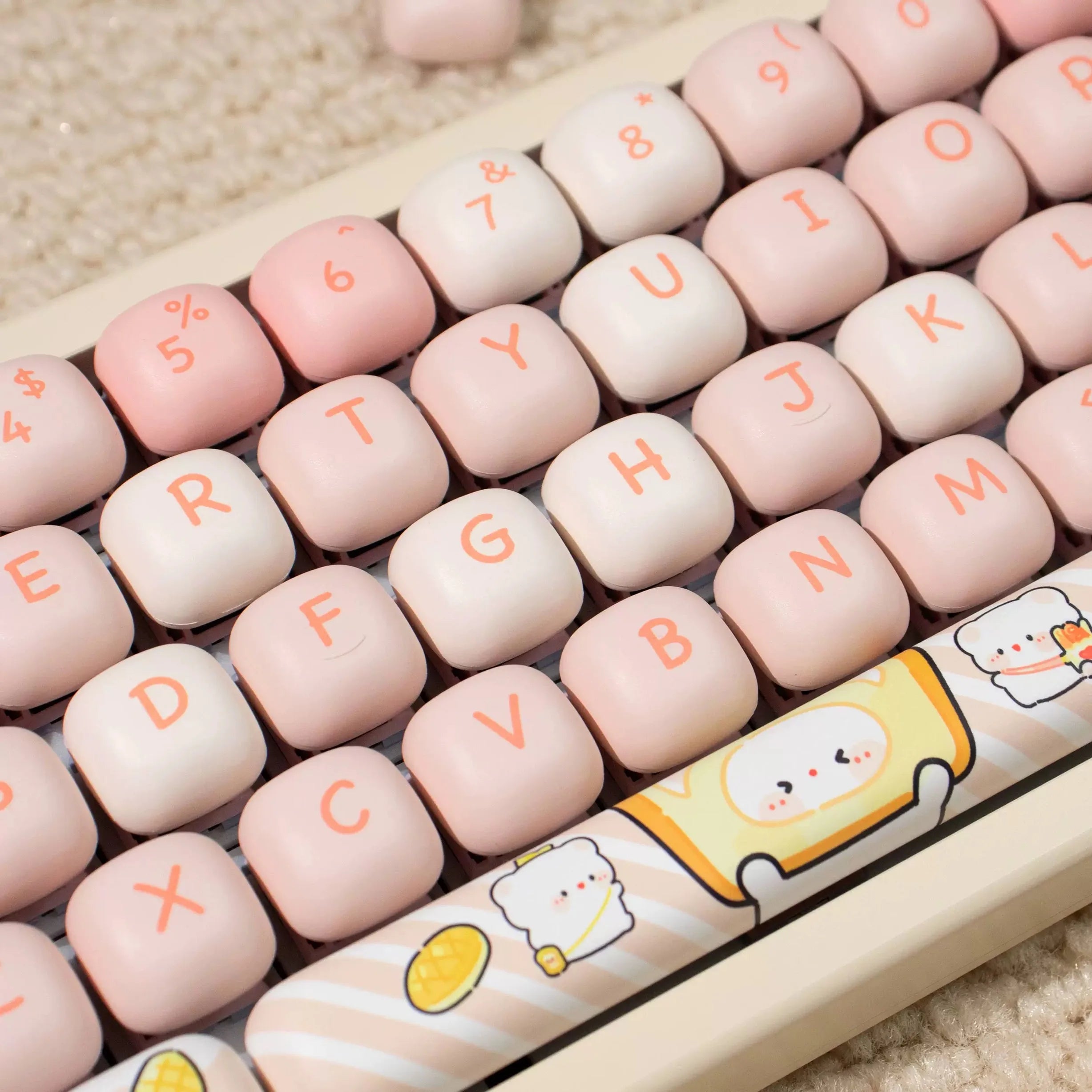 Benkyo Studio // Handpainted Kawaii Pastel Keycaps (140 key)