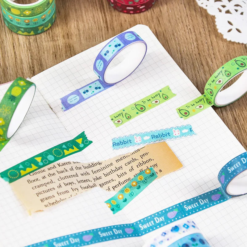 Benkyo Studio // Soft Pastel Cream 20-Pack Washi Tape Palettes