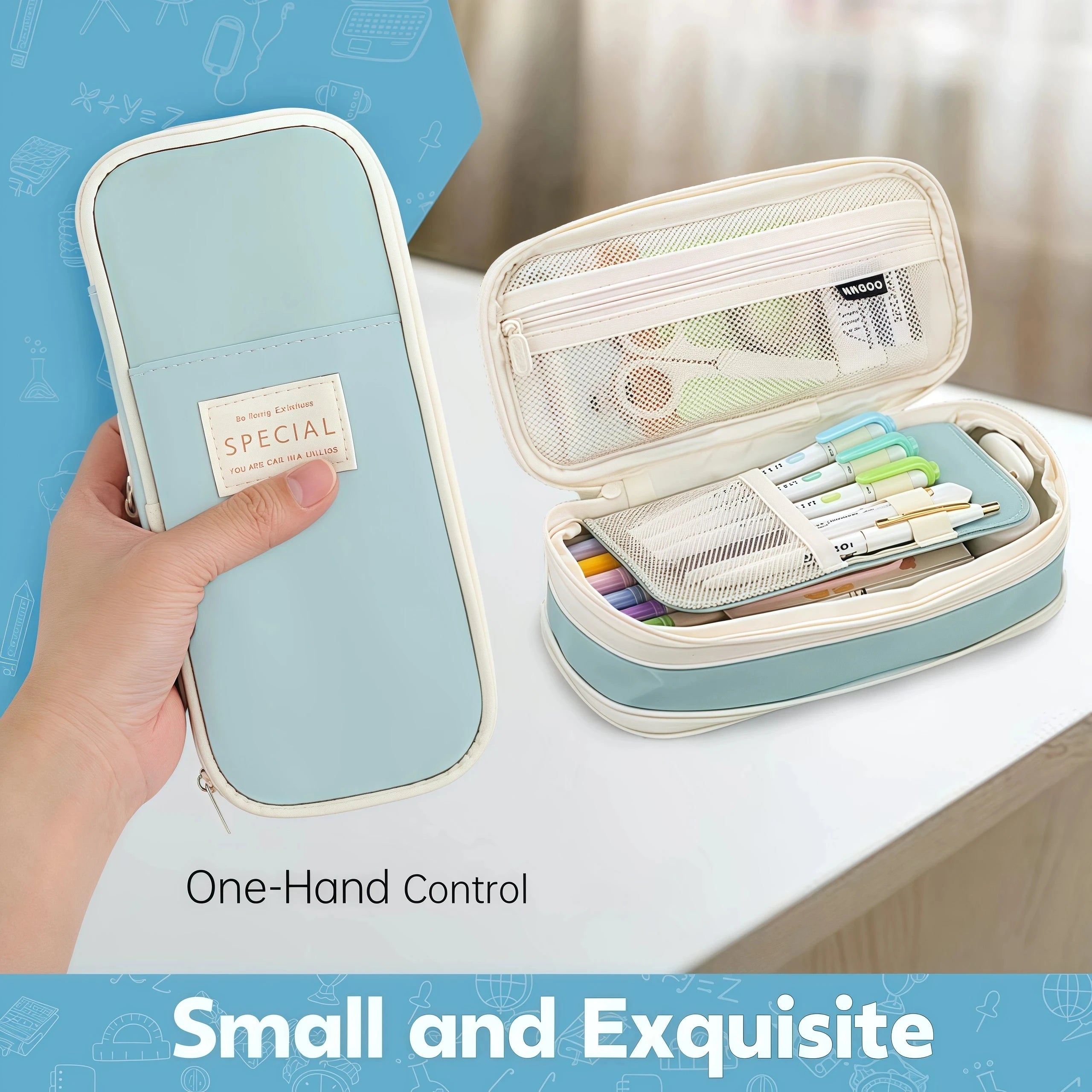 Benkyo Studios //  Pastel Premium Pencil Cases