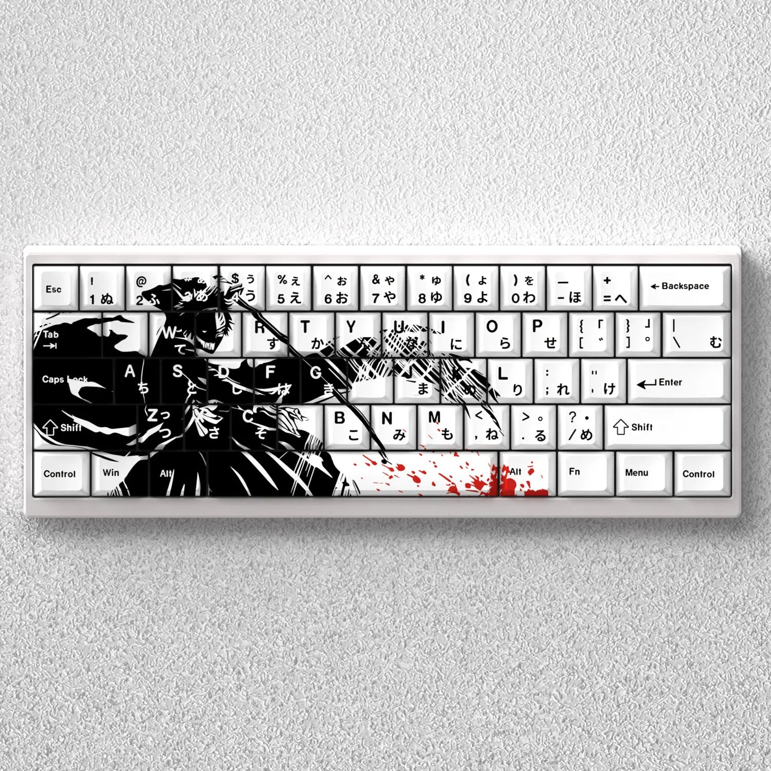 Benkyo Studio // Handpainted Ichigo Keycaps (73 key)