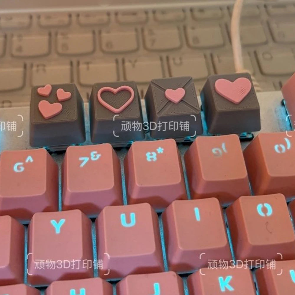 Benkyo Studio // 4-pack Gaming Custom Keycaps