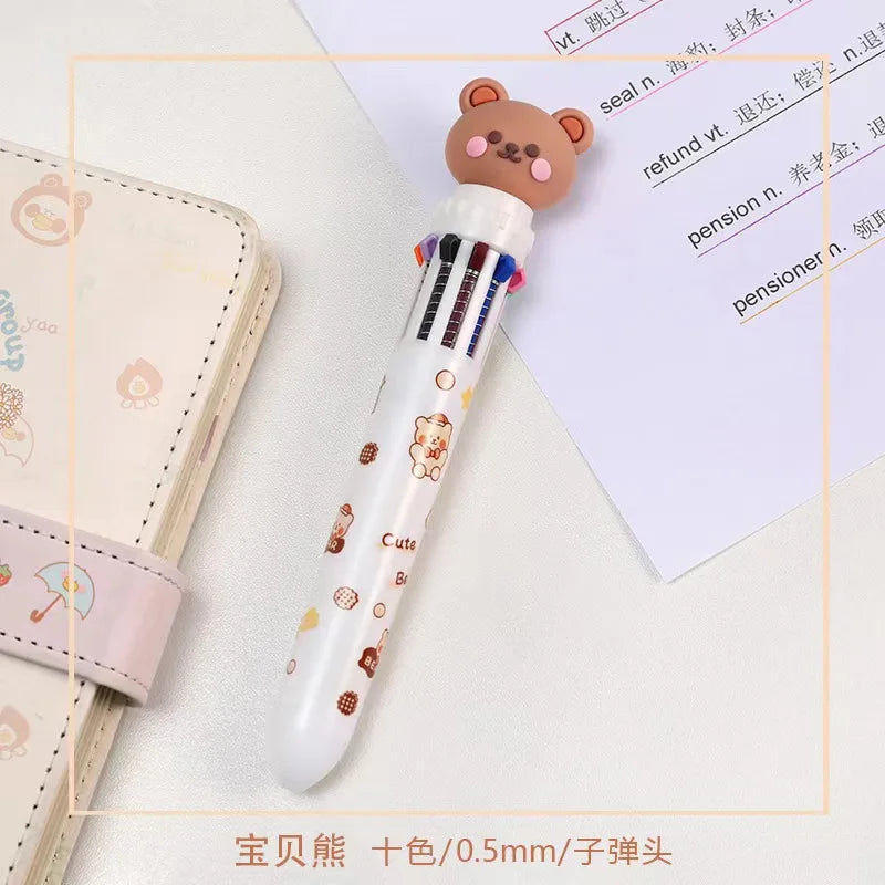 Benkyo Studios // 10 Colour Chibi Bear Pen