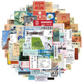 Benkyo Studio // 60-pack Japanese Travel Stickers