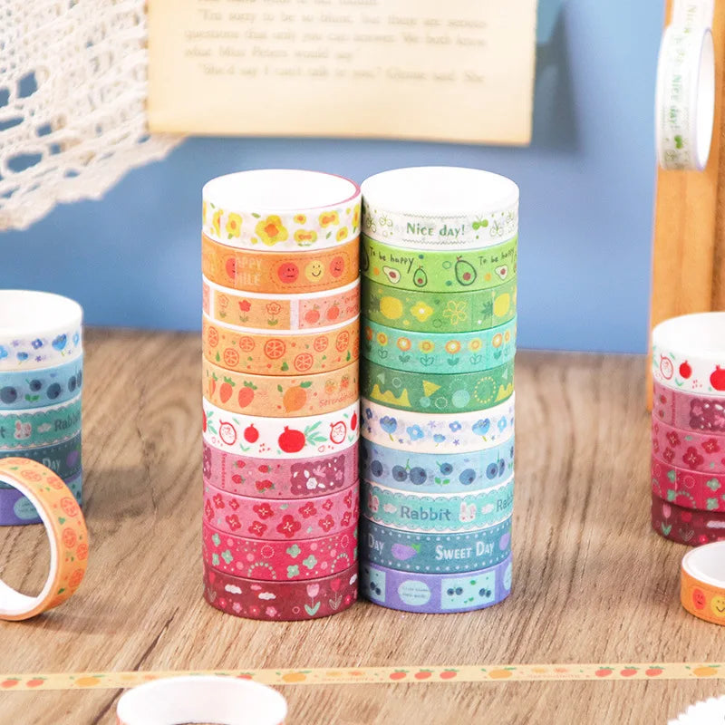 Benkyo Studio // Soft Pastel Cream 20-Pack Washi Tape Palettes