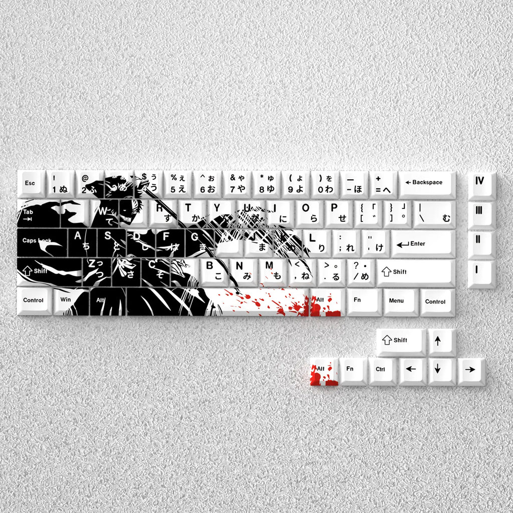 Benkyo Studio // Handpainted Ichigo Keycaps (73 key)