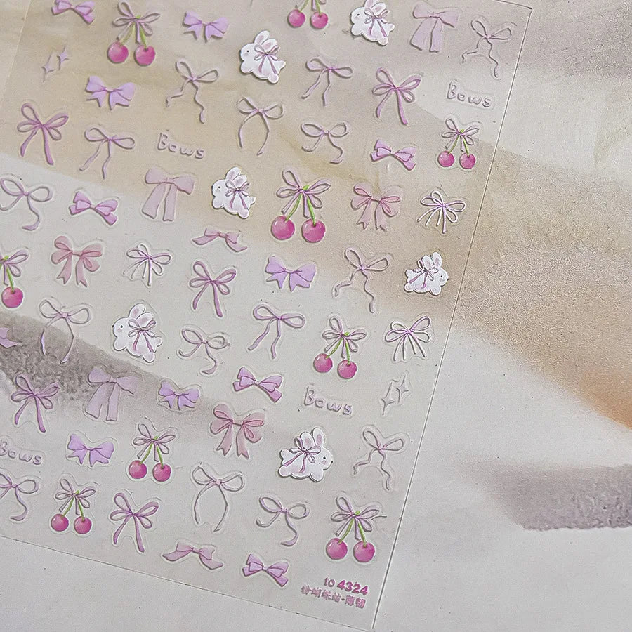 Benkyo Studios // Kawaii Nail Stickers