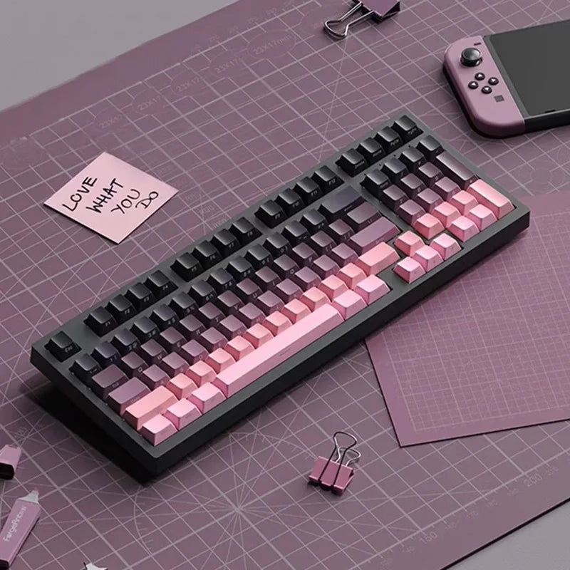 Benkyo Studio // Matte Gradient Keycaps (130 Key)