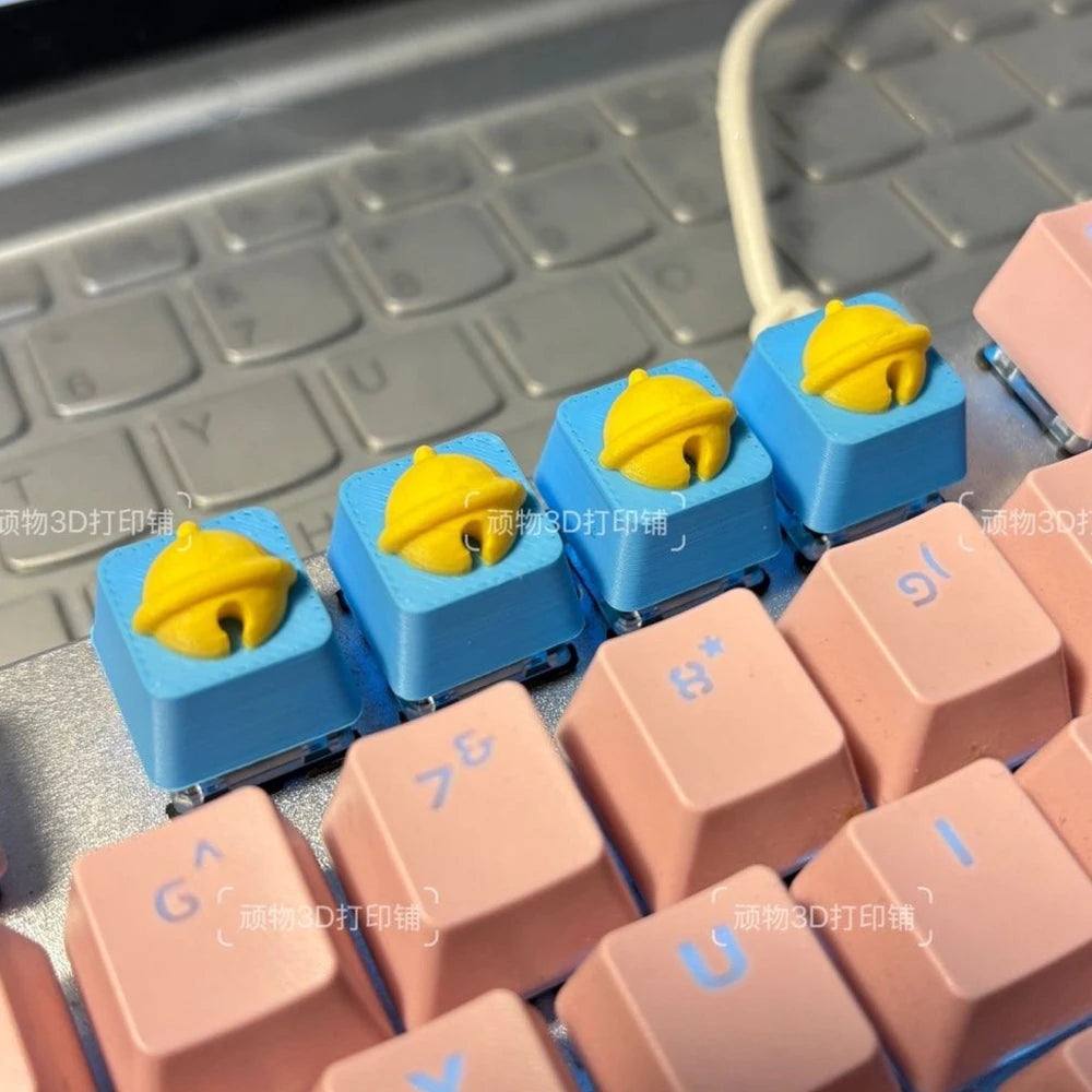 Benkyo Studio // 4-pack Gaming Custom Keycaps