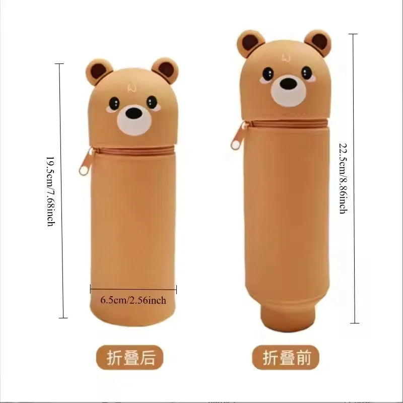 Benkyo Studios // Chibi Animal Pencil Cases