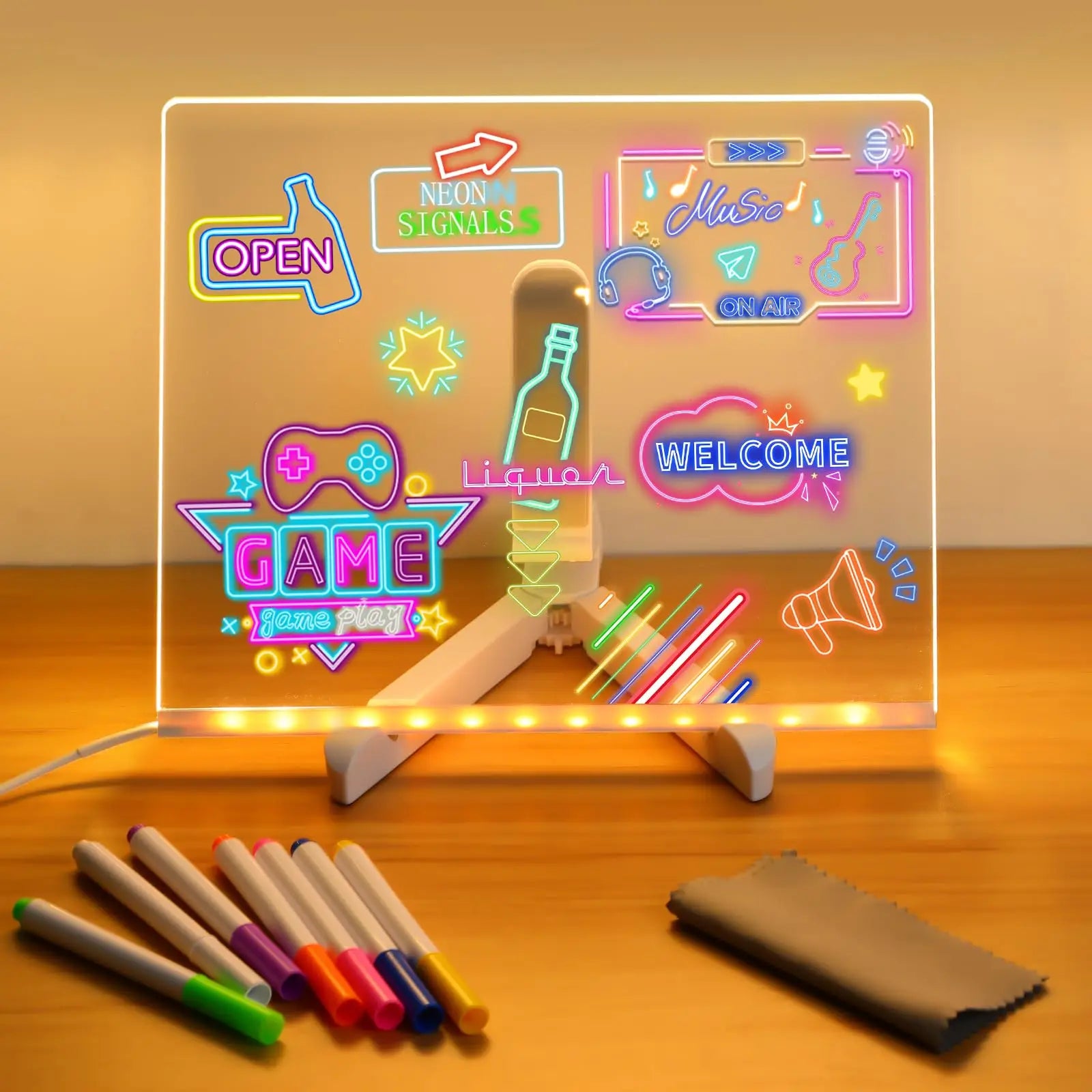 Benkyo Studio // LED DIY Message Board
