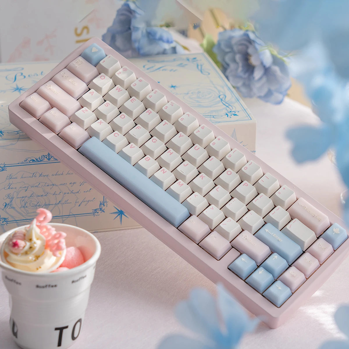 Benkyo Studio // Peachy TS Keycaps