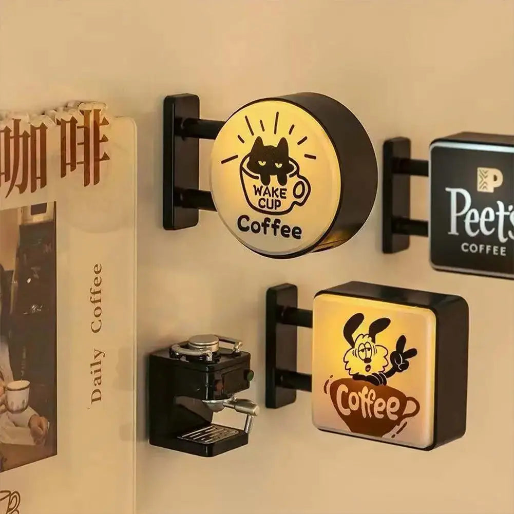 Benkyo Studio // Coffee Shop Sign Magnets