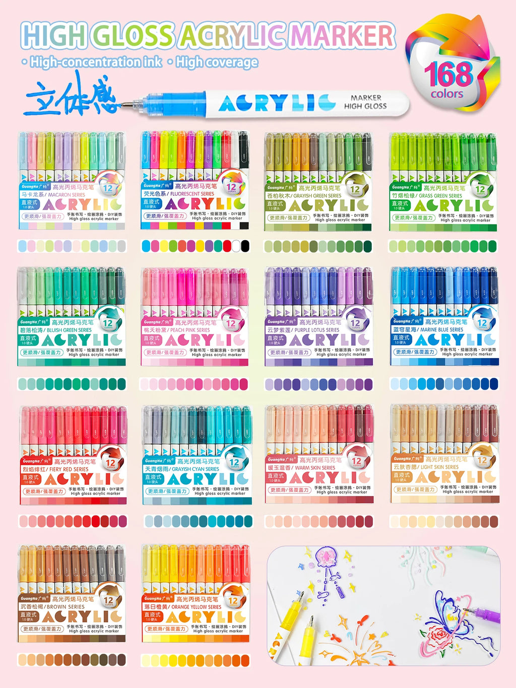 Benkyo Studios // Japanese Acrylic Pens
