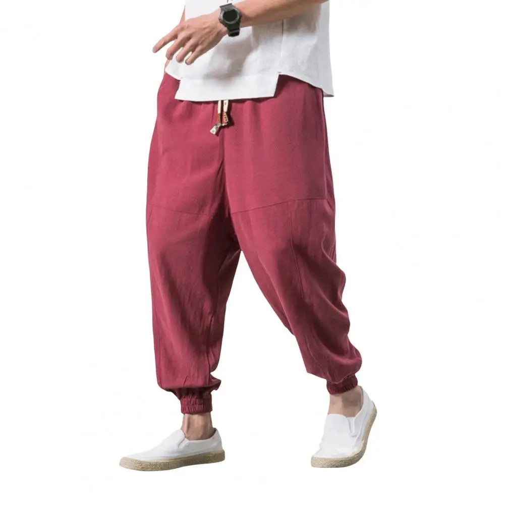 Benkyo Studio // Mens Oversized Japanese Joggers
