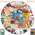 Benkyo Studios // Aesthetic Japanese Travel Sticker Set