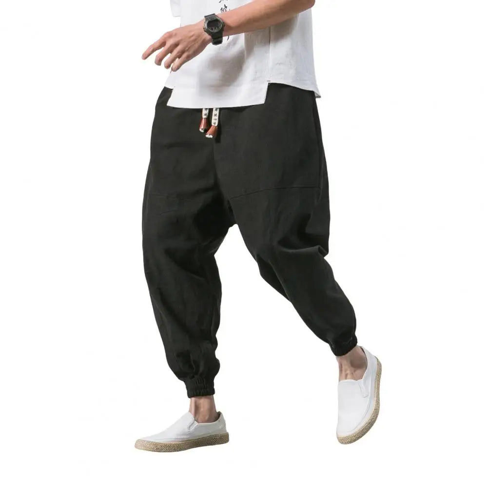 Benkyo Studio // Mens Oversized Japanese Joggers