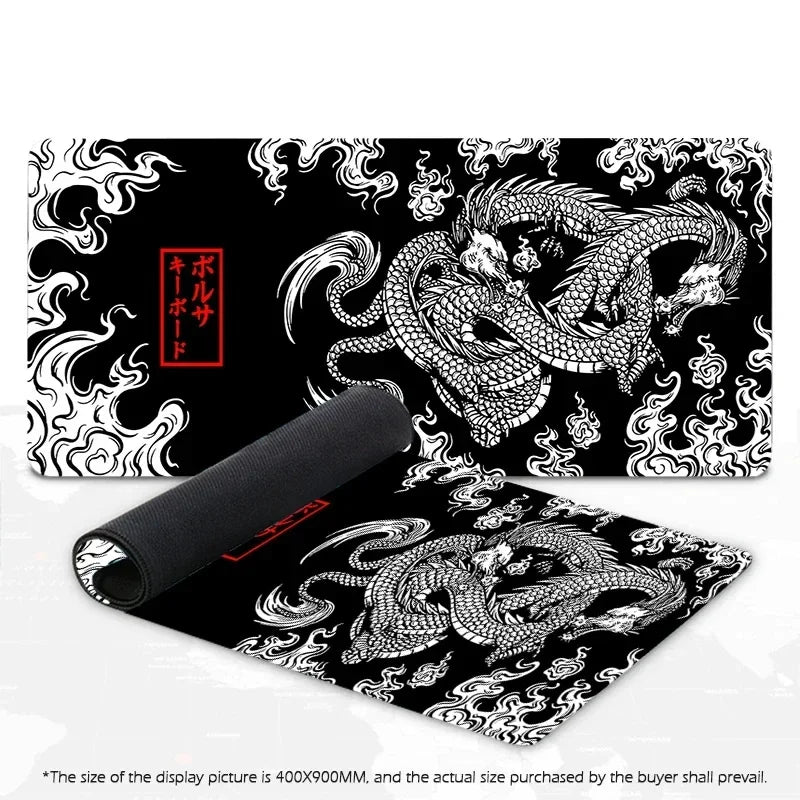 Benkyo Studio // Japanese Dragon Mouse Mats