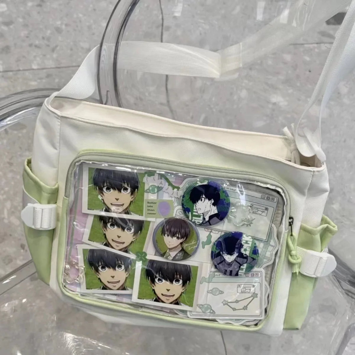 Benkyo Studios // Harajuku JK Transparent Shoulder Bag