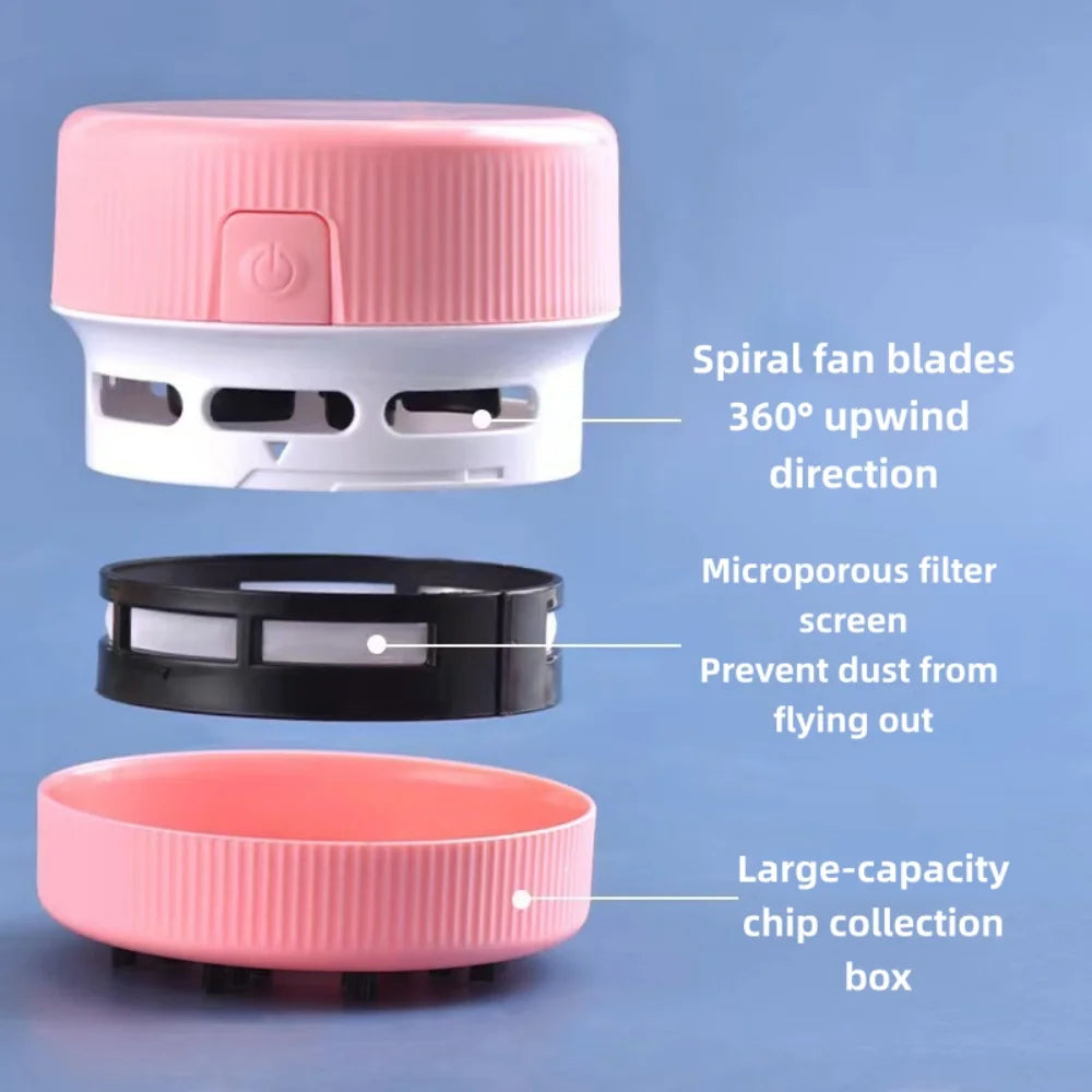 Benkyo Studio // Kawaii Desktop Vacuum Cleaner