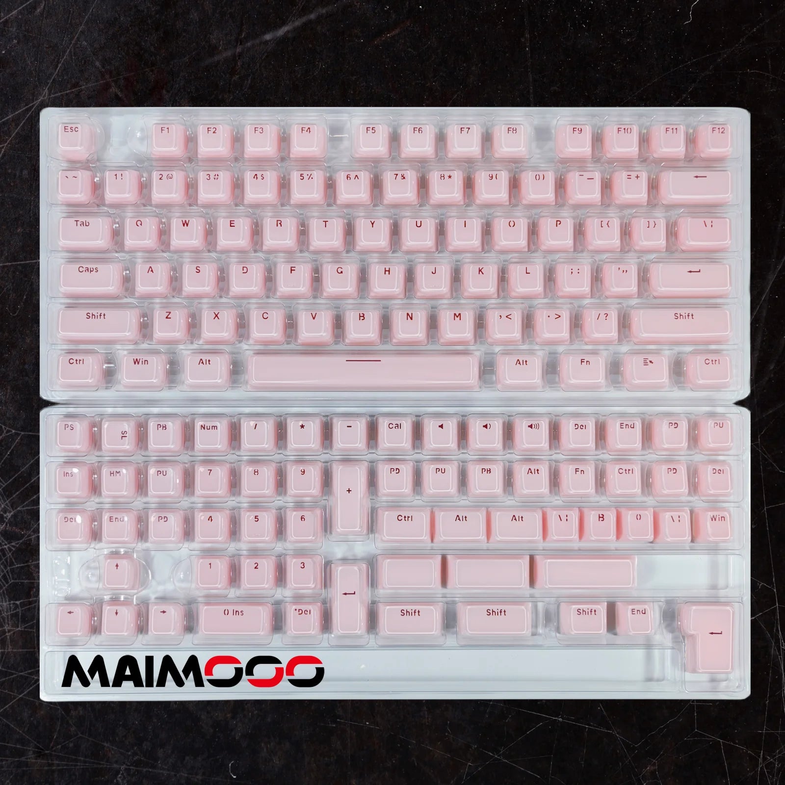 Benkyo Studio // Crystal Translucent Keycaps (132 Key)