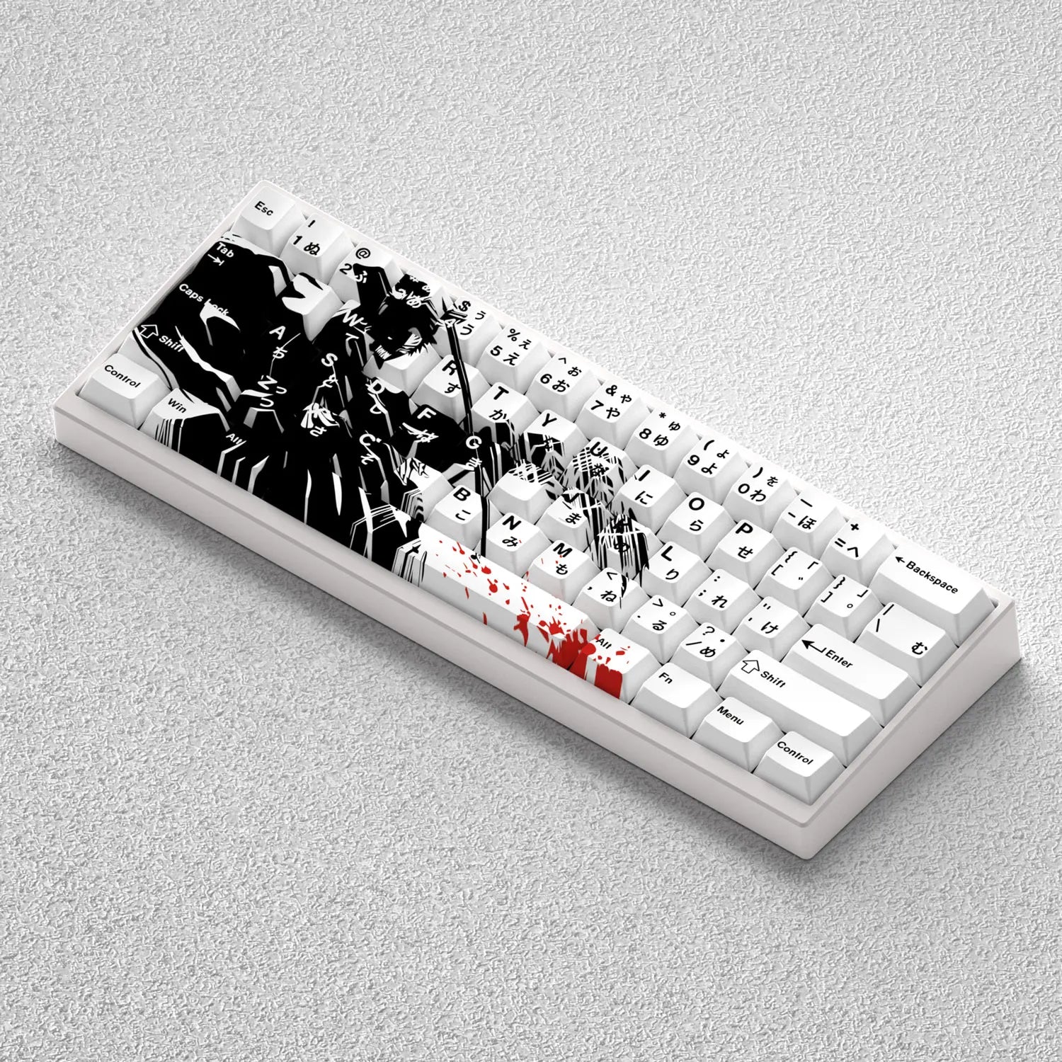Benkyo Studio // Handpainted Ichigo Keycaps (73 key)