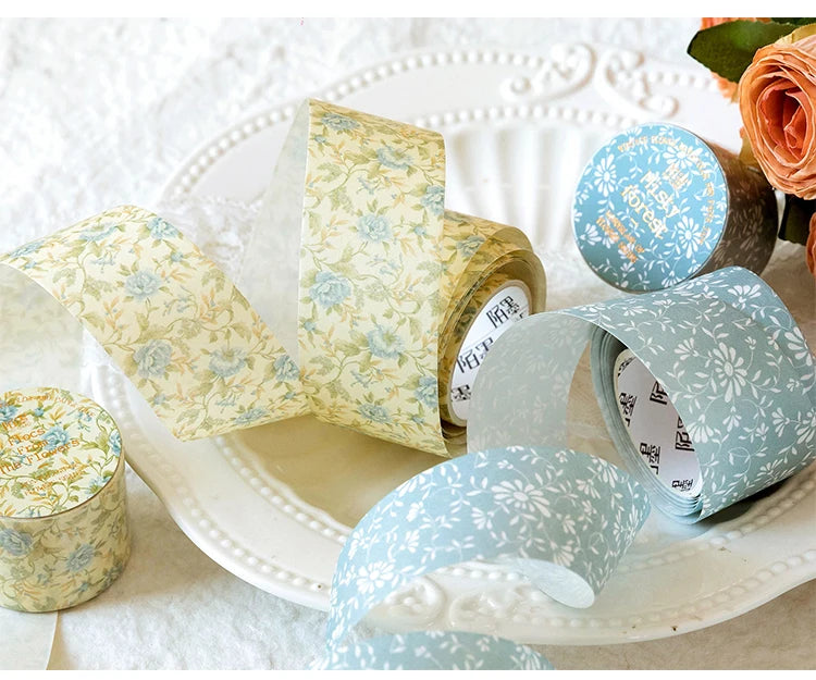 Benkyo Studio // Vintage Botanical Floral Washi Tape