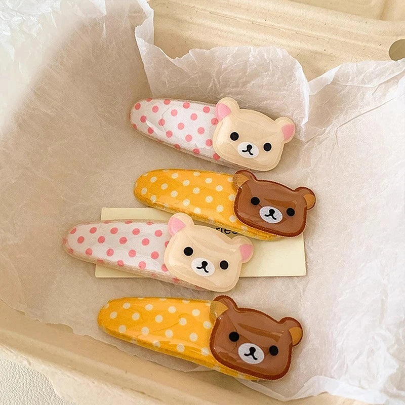 Benkyo Studios // Chibi Bear Hair clips