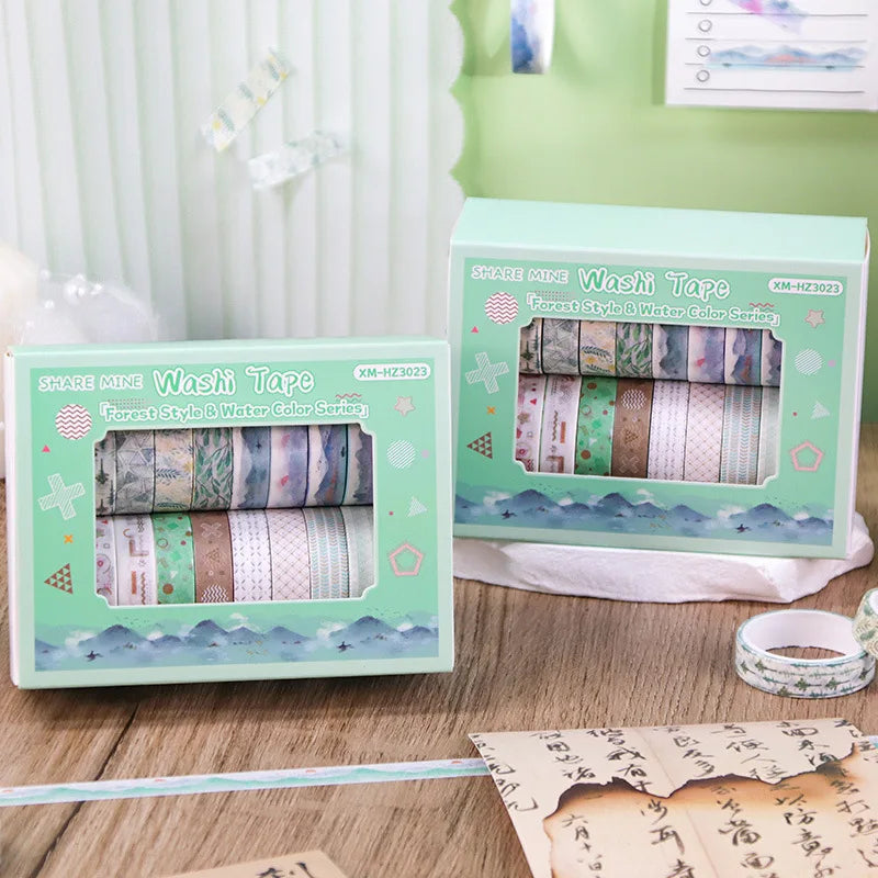 Benkyo Studio // Soft Pastel Cream 20-Pack Washi Tape Palettes