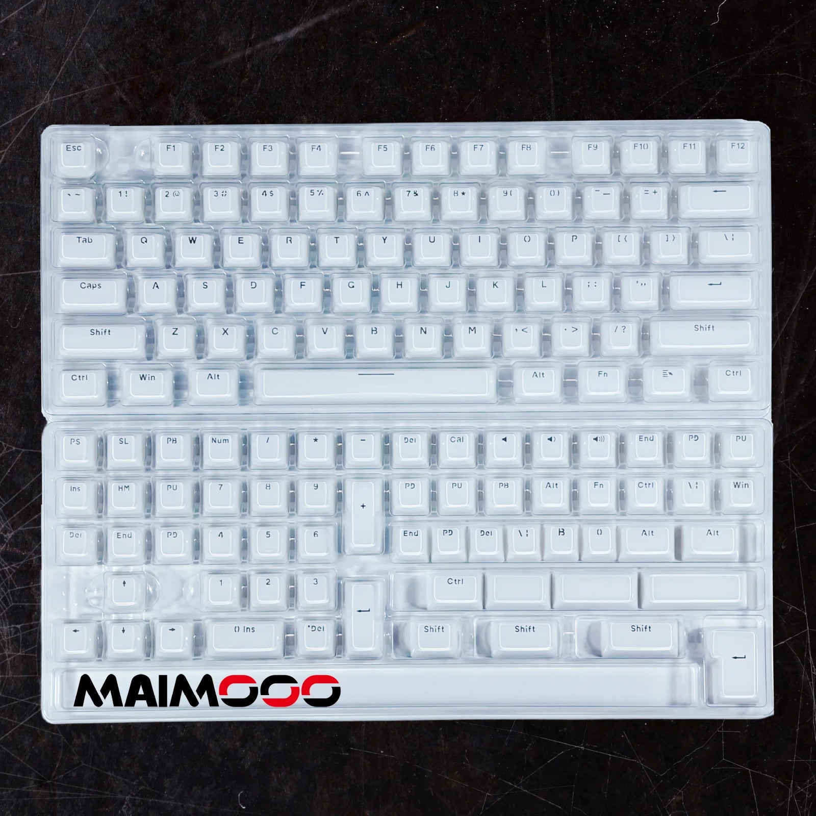 Benkyo Studio // Crystal Translucent Keycaps (132 Key)