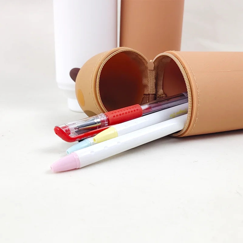 Benkyo Studios // Chibi Animal Pencil Cases