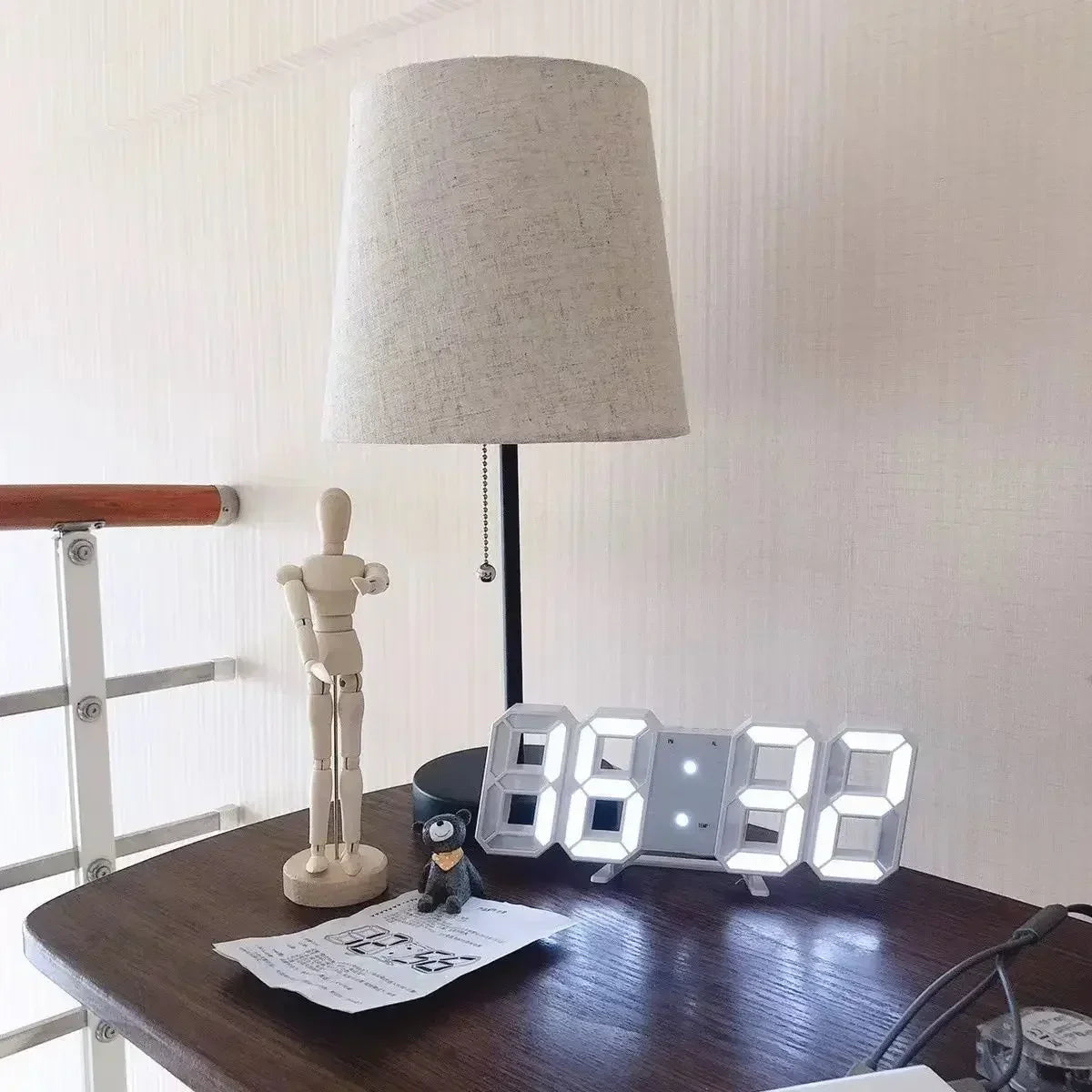 Benkyo Studio // 3D LED Digital Clock