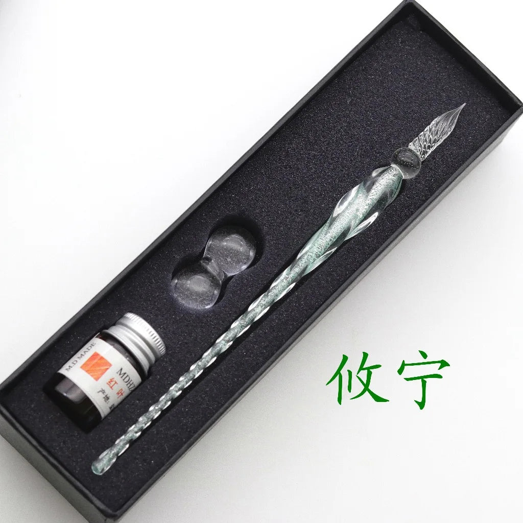 Benkyo Studios // Real Crystal Dipping Pen